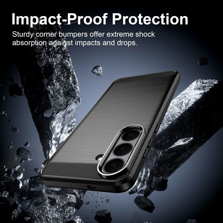 Силиконовый (TPU) чехол UniCase Carbon для Samsung Galaxy S26 FE - Blue (412719L) Силиконовый (TPU) чехол UniCase Carbon для Samsung Galaxy S26 FE - Blue: фото 4 из 9