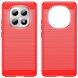 Силіконовий (TPU) чохол UniCase Carbon для Xiaomi Redmi Note 15 5G / Poco M8 5G - Red (404601R). Фото 2 з 8