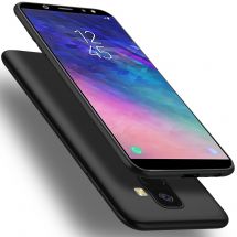 Силіконовий (TPU) чохол X-LEVEL Matte для Samsung Galaxy A6 2018 (A600) - Black: фото 1 з 7