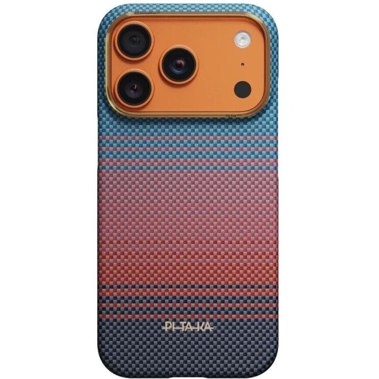 Ультратонкий чохол Pitaka Edge Case California Dream для iPhone 17 Pro (SCD1703P) - Blue / Rose: фото 1 з 11