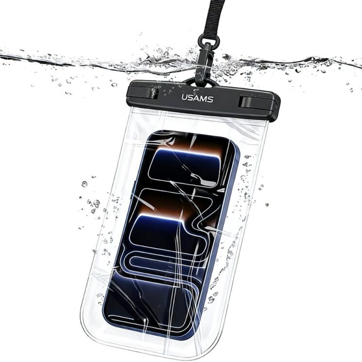 Влагозащитный чехол USAMS YD016 Waterproof Case - Transparent: фото 2 из 15