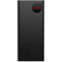 Зовнішній акумулятор Baseus Adaman Digital Display 22.5W (40000mAh) PPAD020101 - Black: фото 1 з 20
