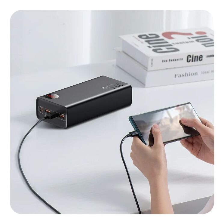 Внешний аккумулятор Baseus Adaman Digital Display 22.5W (40000mAh) PPAD020101 - Black: фото 12 из 20