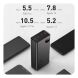 Внешний аккумулятор Baseus Adaman Digital Display 22.5W (40000mAh) PPAD020101 - Black (995389B). Фото 9 из 20