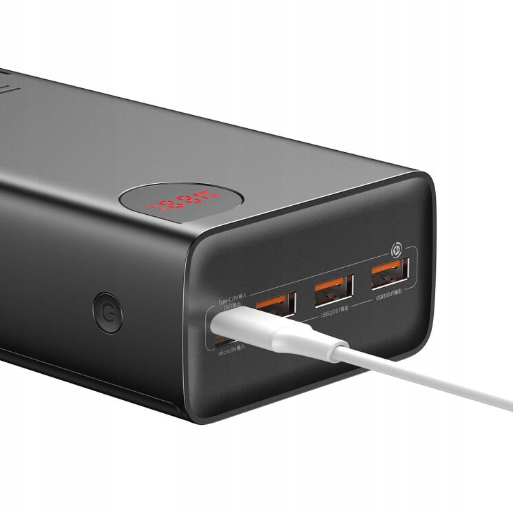 Внешний аккумулятор Baseus Adaman Digital Display 22.5W (40000mAh) PPAD020101 - Black: фото 5 из 20