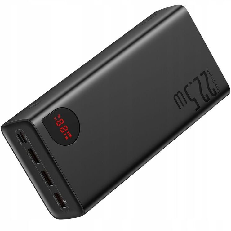 Внешний аккумулятор Baseus Adaman Digital Display 22.5W (40000mAh) PPAD020101 - Black: фото 2 из 20