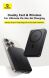 Внешний аккумулятор Baseus Airpow 2 Qi2 22.5W (10000mAh) P10080000123-00 - Black (995500B). Фото 10 из 27