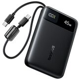 Внешний аккумулятор Baseus EnerFill FC11 45W + кабель Type-C (10000mAh) E00310 - Black: фото 1 из 19