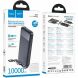 Внешний аккумулятор Hoco J163 10W (10000mAh) + кабель MicroUSB + Type-C + Lightning + USB - Black (995701B). Фото 5 из 6