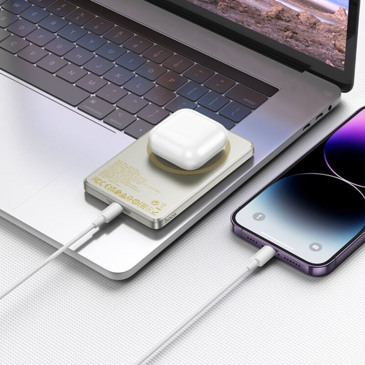 Внешний аккумулятор Hoco Q26 Joy PD20W (5000mAh) - Gray: фото 6 из 7