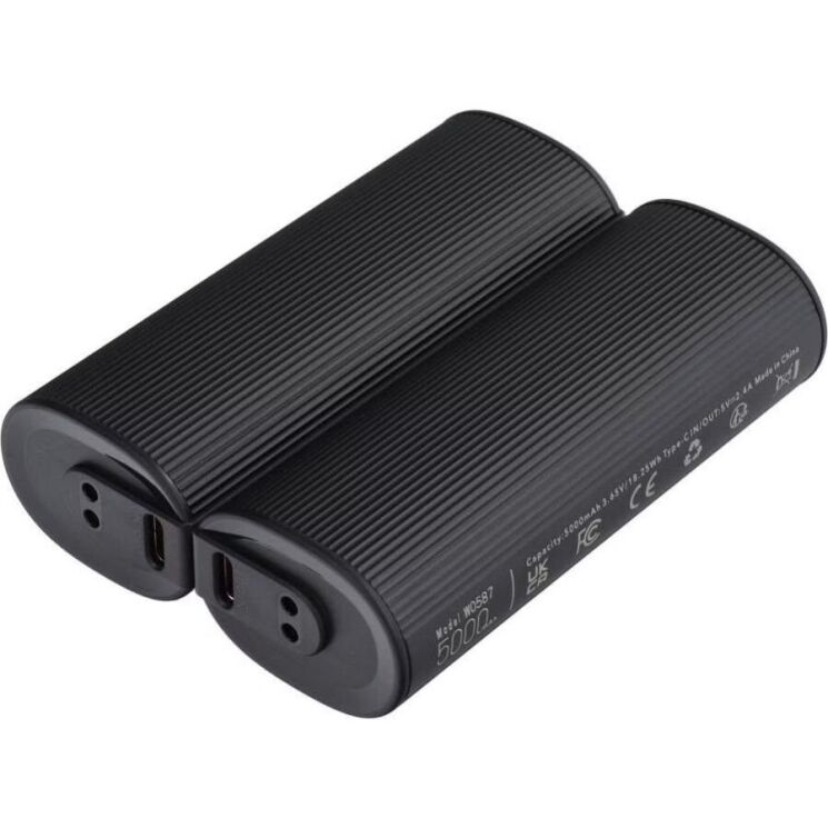 Внешний аккумулятор VEGER Hand Warmer 12W (2x5000mAh) - Black (995721B) Внешний аккумулятор VEGER Hand Warmer 12W (2x5000mAh) - Black: фото 2 из 6