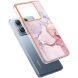 Захисний чохол Deexe Marble Case для Xiaomi 14T Pro - Rose Gold (365641RG). Фото 2 из 6