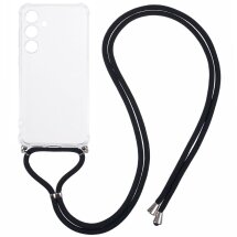 Захисний чохол UniCase AirBag with Strap для Samsung Galaxy S24 FE (S721) - Transparent: фото 1 из 5