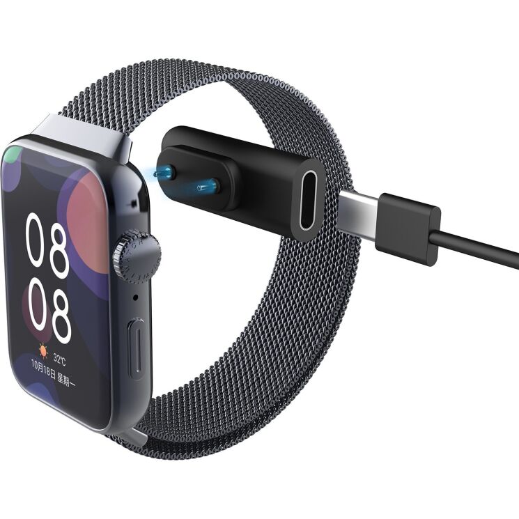 Зарядний адаптер Reframe Charging Adapter Type-C для Huawei Watch Fit / Fit 2 / Fit 3/ Band 6 / Band 7 / Band 8 / Band 9 / Band 10 - Black: фото 3 з 4