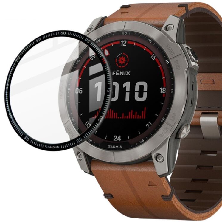Защитная пленка IMAK Watch Film для Garmin Fenix 7X - Black: фото 4 из 11