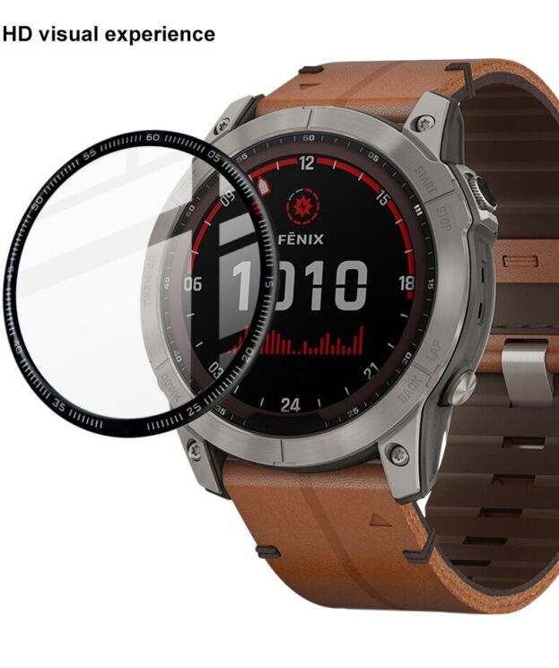 Защитная пленка IMAK Watch Film для Garmin Fenix 7X - Black: фото 7 из 11