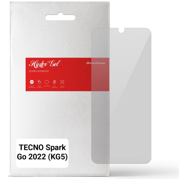 Захисна плівка на екран ArmorStandart Clear для Tecno Spark Go 2022 (KG5m): фото 1 з 4