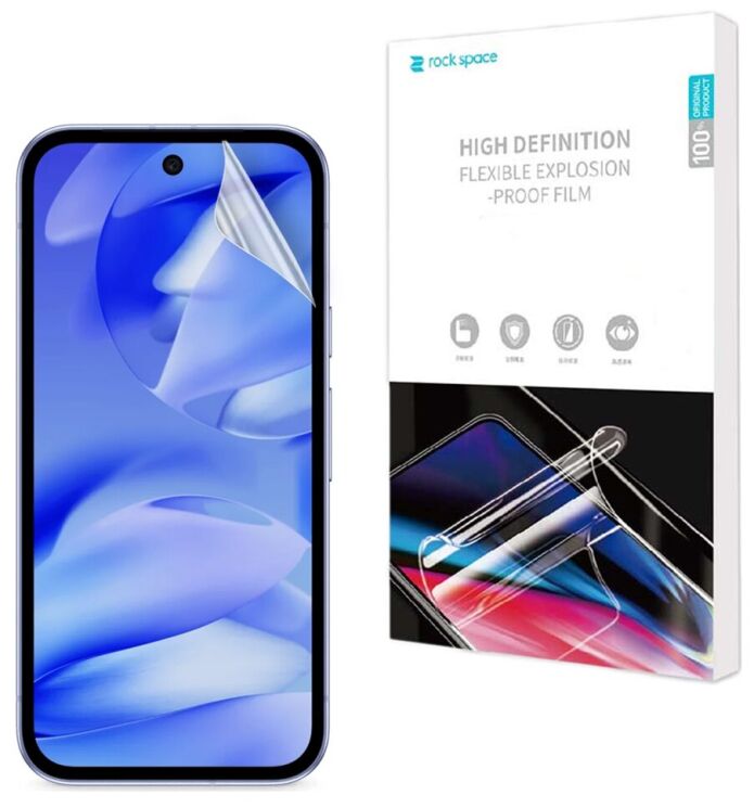 Защитная пленка на экран RockSpace Explosion-Proof SuperClear для Google Pixel 9a: фото 1 из 10