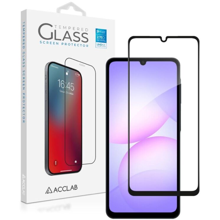 Защитное стекло ACCLAB Full Glue для Samsung Galaxy A08 (A085) - Black (245301B) Защитное стекло ACCLAB Full Glue для Samsung Galaxy A08 (A085) - Black: фото 2 из 7