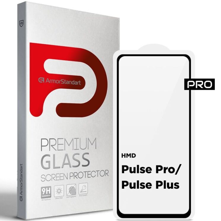 Защитное стекло ArmorStandart Pro 5D для HMD Pulse / Pulse Pro / Pulse Plus - Black: фото 1 из 7