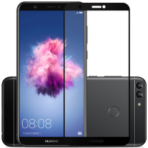 Захисне скло Deexe 5D Full Glue для Huawei P Smart - Black: фото 1 з 4