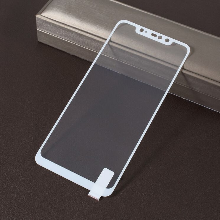 Защитное стекло Deexe Full Glue Coverage для Xiaomi Redmi Note 6 / Note 6 Pro - White: фото 1 из 6