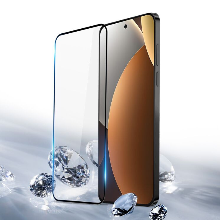Захисне скло DUX DUCIS Full Glue для Xiaomi Redmi Note 15 Pro - Black: фото 2 з 7