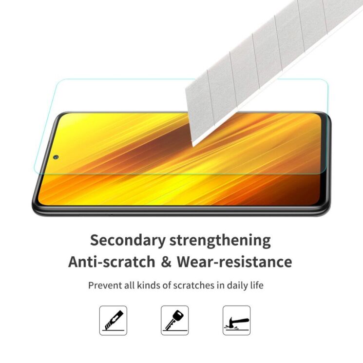 Защитное стекло ENKAY 0.26mm 9H для Xiaomi Poco X3 / Poco X3 Pro - Transparent: фото 5 из 8