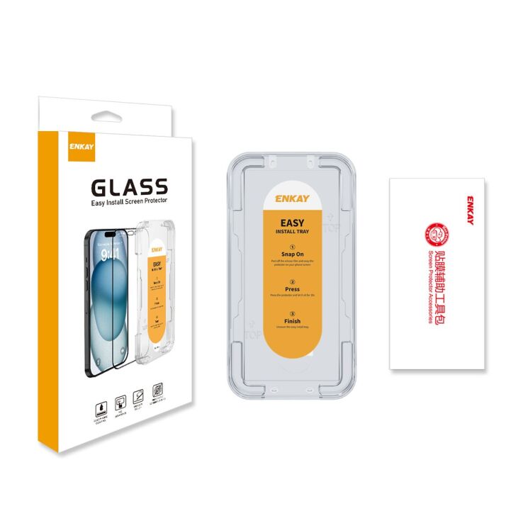 Захисне скло ENKAY Easy Install Clear для Samsung Galaxy S25 Ultra (S938): фото 10 з 10