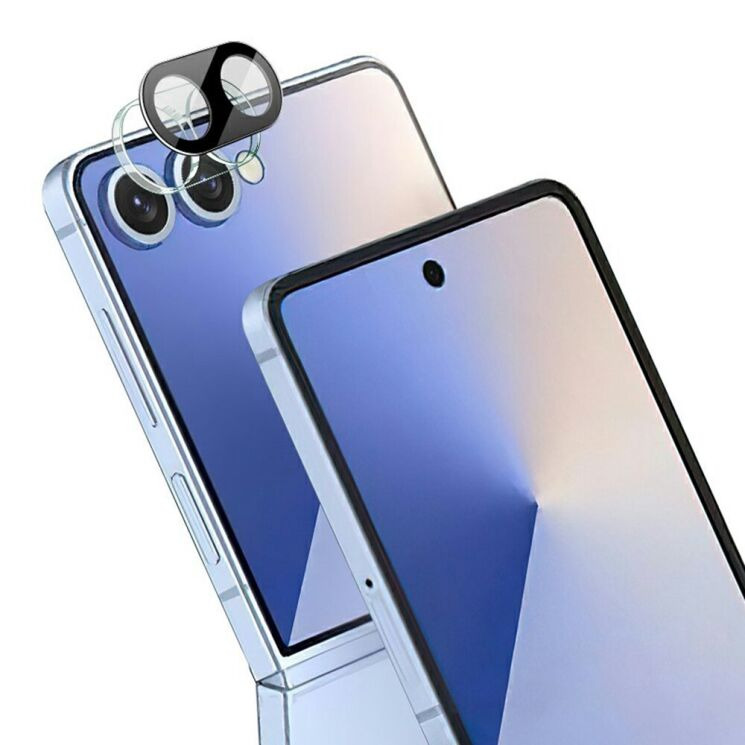 Защитное стекло IMAK Install Black Glass Lens для Samsung Galaxy Flip 7 - Black: фото 1 из 8
