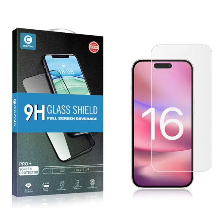 Захисне скло MOCOLO 2.5D Arc Edge для Apple iPhone 16 Pro: фото 7 з 7