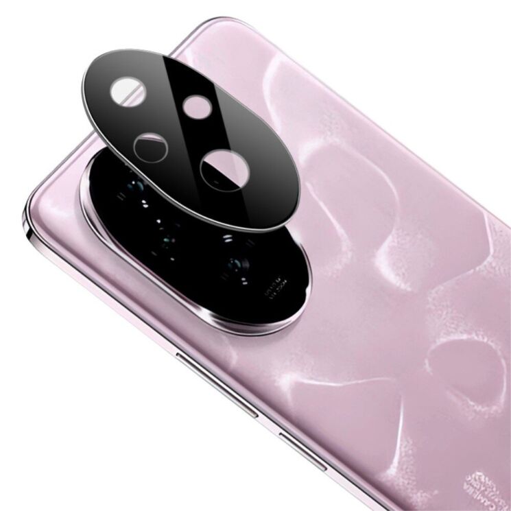 Защитное стекло на камеру IMAK Black Glass Lens для Honor 200 - Black: фото 2 из 6