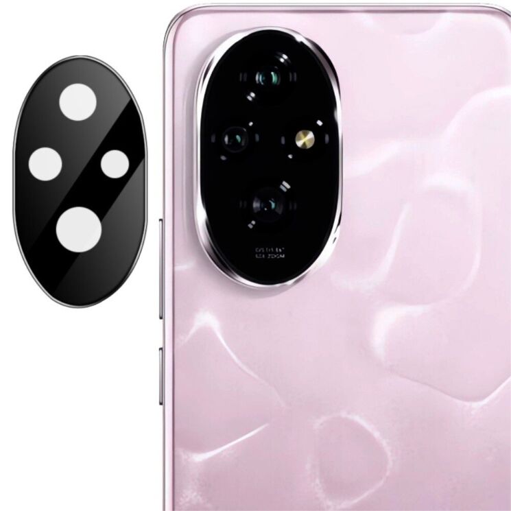 Защитное стекло на камеру IMAK Black Glass Lens для Honor 200 - Black: фото 1 из 6