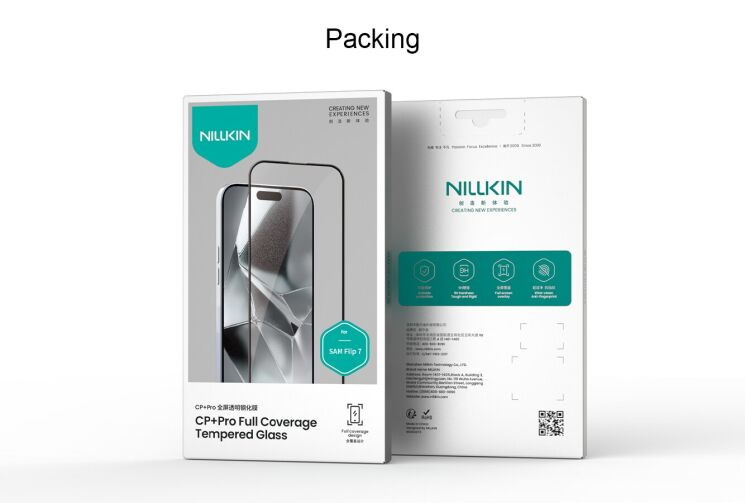 Захисне скло NILLKIN Amazing CP+ PRO для Samsung Galaxy Flip 7 - Black: фото 20 з 20