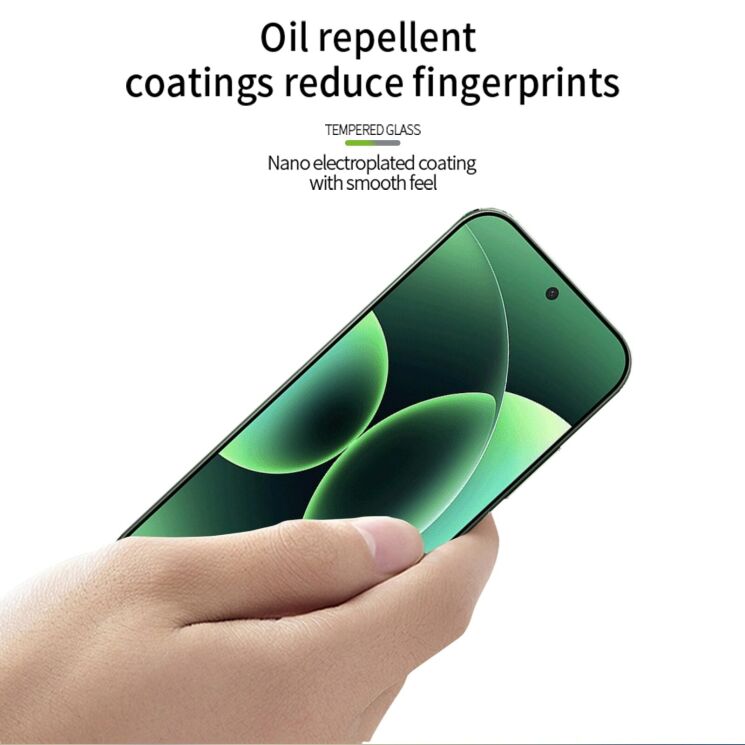 Защитное стекло PINWUYO Full Glue Cover для Xiaomi 17 / 17 Pro - Black (390723B) Защитное стекло PINWUYO Full Glue Cover для Xiaomi 17 / 17 Pro - Black: фото 5 из 9