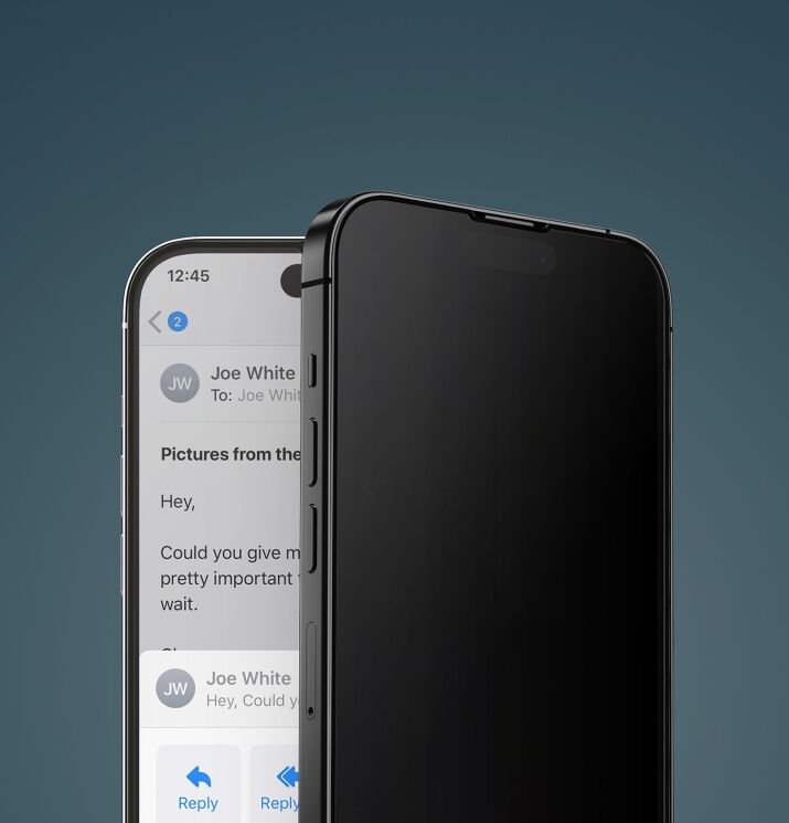Защитное стекло SKINARMA Privacy Tempered Glass для iPhone 17 (SK-2025IP6.3-PRIVACY) - Black: фото 2 из 5