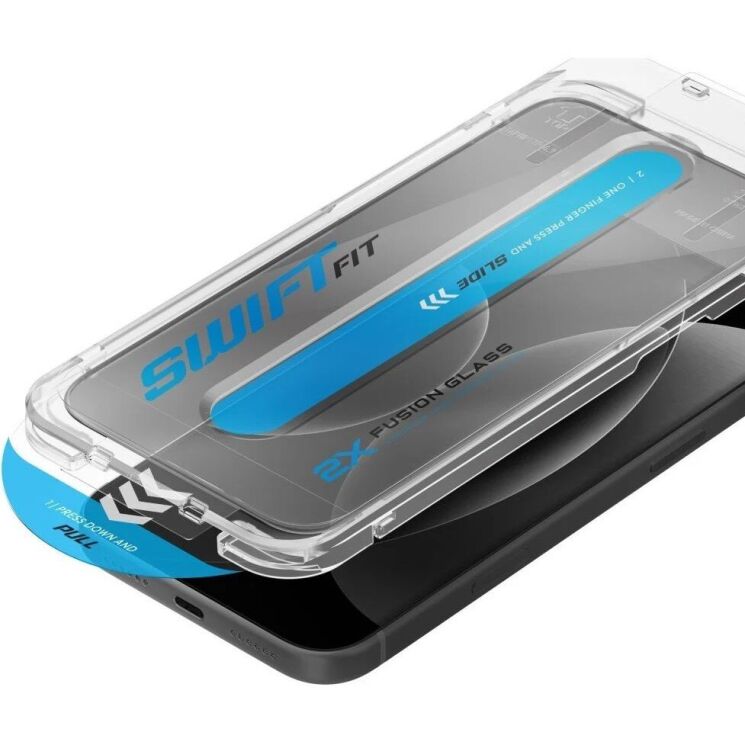 Защитное стекло UNIQ Optix SwiftFit Privacy DX2 для iPhone 18 Pro Max (UNIQ-IP6.9P(2026)-SWIFITPRIV) - Black (440340B) Защитное стекло UNIQ Optix SwiftFit Privacy DX2 для iPhone 18 Pro Max (UNIQ-IP6.9P(2026)-SWIFITPRIV) - Black: фото 3 из 7