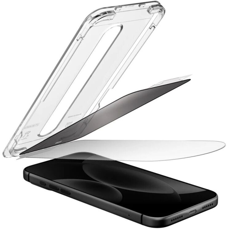Защитное стекло UNIQ Optix SwiftFit Privacy DX2 для iPhone 18 Pro Max (UNIQ-IP6.9P(2026)-SWIFITPRIV) - Black (440340B) Защитное стекло UNIQ Optix SwiftFit Privacy DX2 для iPhone 18 Pro Max (UNIQ-IP6.9P(2026)-SWIFITPRIV) - Black: фото 4 из 7