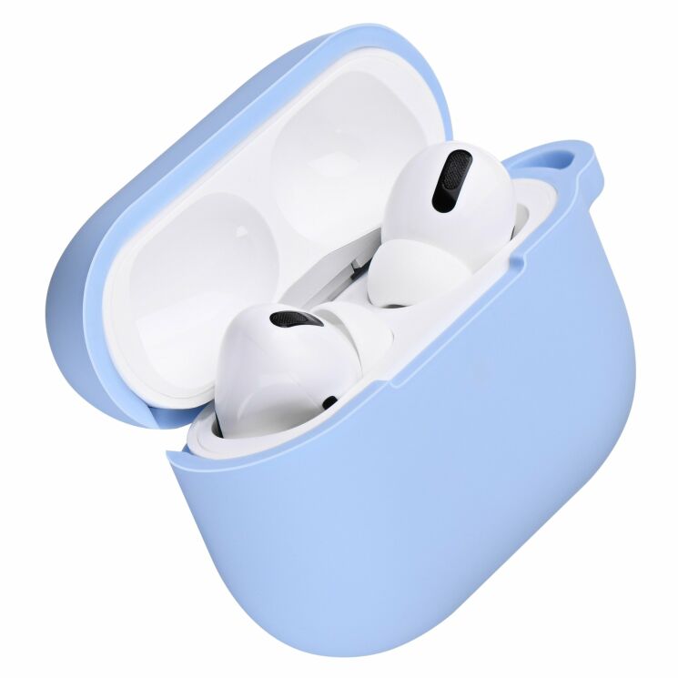 Захисний чохол 2E Pure Color Silicone (2.5mm) для Apple AirPods Pro - Sky blue: фото 2 з 4