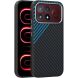 Захисний чохол ABEEL Carbon Fiber Case (FP) для Xiaomi Poco F9 Pro - Black / Blue (429124BL). Фото 1 з 8