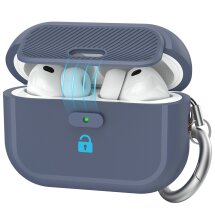 Защитный чехол AHASTYLE JY26 для Apple AirPods Pro 3 - Midnight Blue: фото 1 из 8