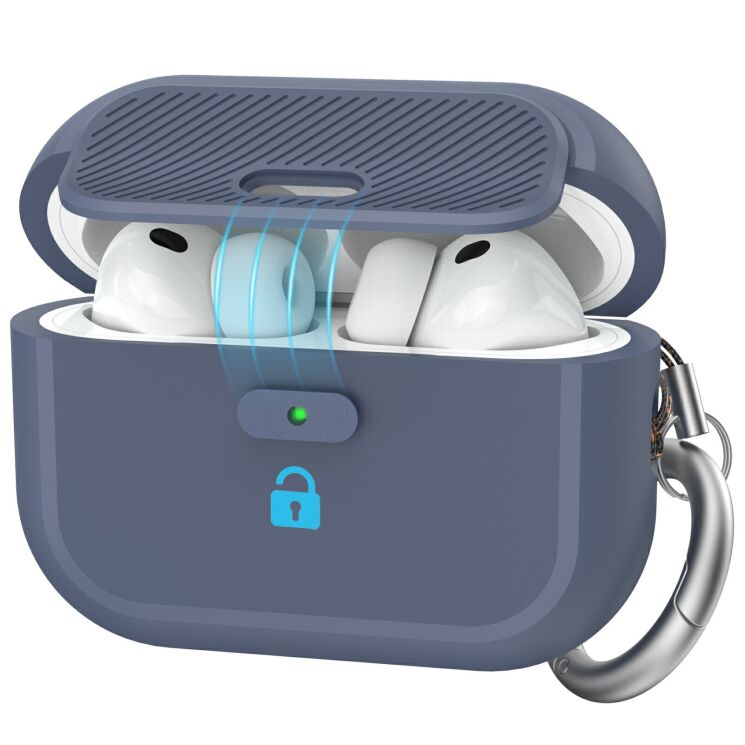 Защитный чехол AHASTYLE JY26 для Apple AirPods Pro 3 - Midnight Blue (390186DB) Защитный чехол AHASTYLE JY26 для Apple AirPods Pro 3 - Midnight Blue: фото 1 из 8