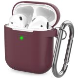 Захисний чохол AHASTYLE PT06-3 для Apple AirPods 1 / 2 - Wine Red (204526WR)