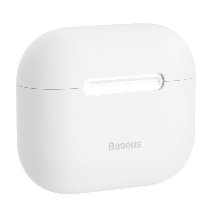 Защитный чехол BASEUS Super Thin для Apple AirPods 3 - White: фото 4 из 19