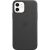 Защитный чехол Copiex Leather Case with MagSafe для Apple iPhone 12 / iPhone 12 Pro - Black: фото 1 из 6
