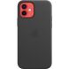 Защитный чехол Copiex Leather Case with MagSafe для Apple iPhone 12 / iPhone 12 Pro - Black (369205B). Фото 2 из 6