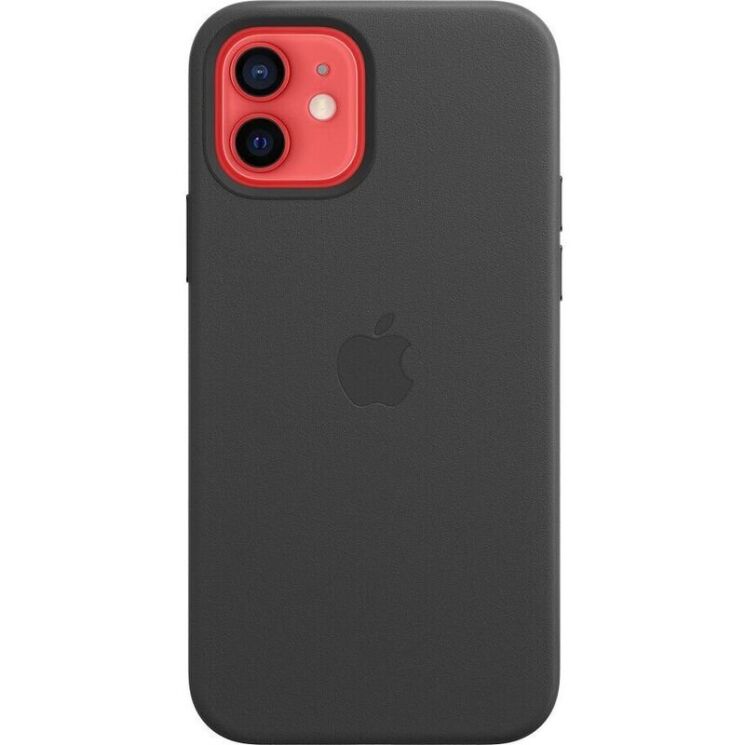 Защитный чехол Copiex Leather Case with MagSafe для Apple iPhone 12 / iPhone 12 Pro - Black: фото 2 из 6