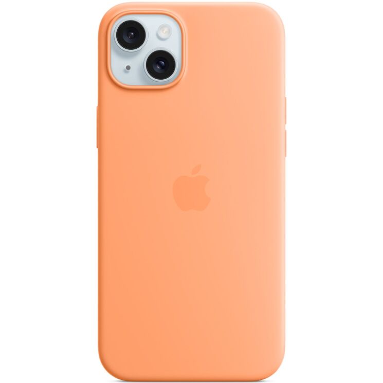 Захисний чохол Copiex Silicone Case with MagSafe для Apple iPhone 15 Plus - Orange Sorbet: фото 3 з 3