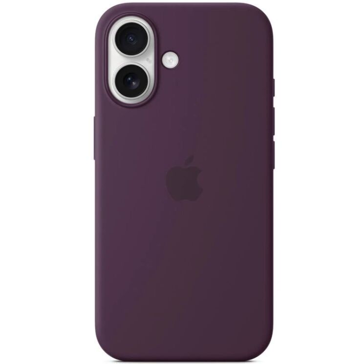 Защитный чехол Copiex Silicone Case with MagSafe для Apple iPhone 16 - Plum: фото 2 из 4