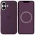 Защитный чехол Copiex Silicone Case with MagSafe для Apple iPhone 16 - Plum: фото 1 из 4